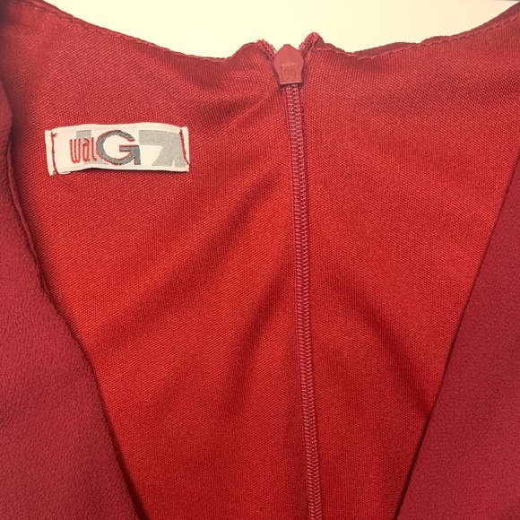 ASOS Wal G Summer Dress Mini/Wedding/Maroon - Picture 9 of 10